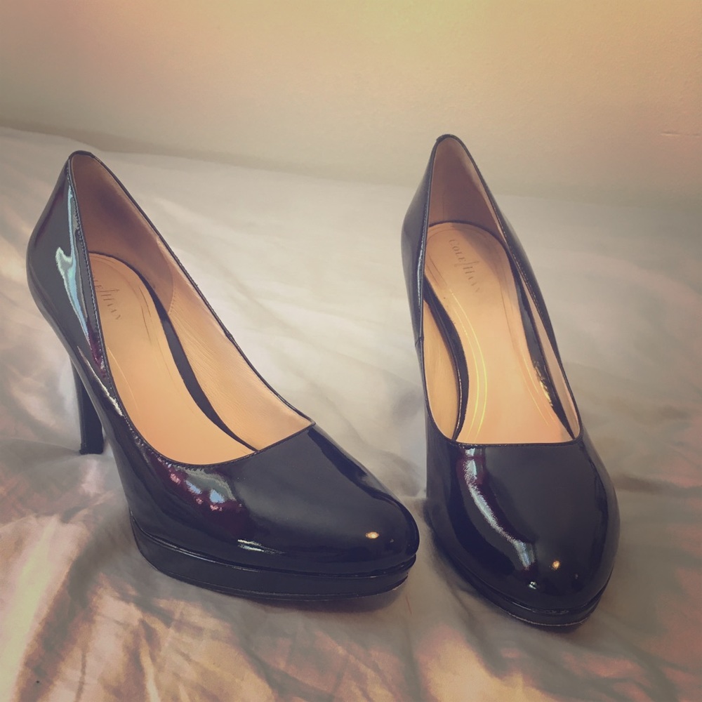 Cole Haan Nike Air patent leather platform pump